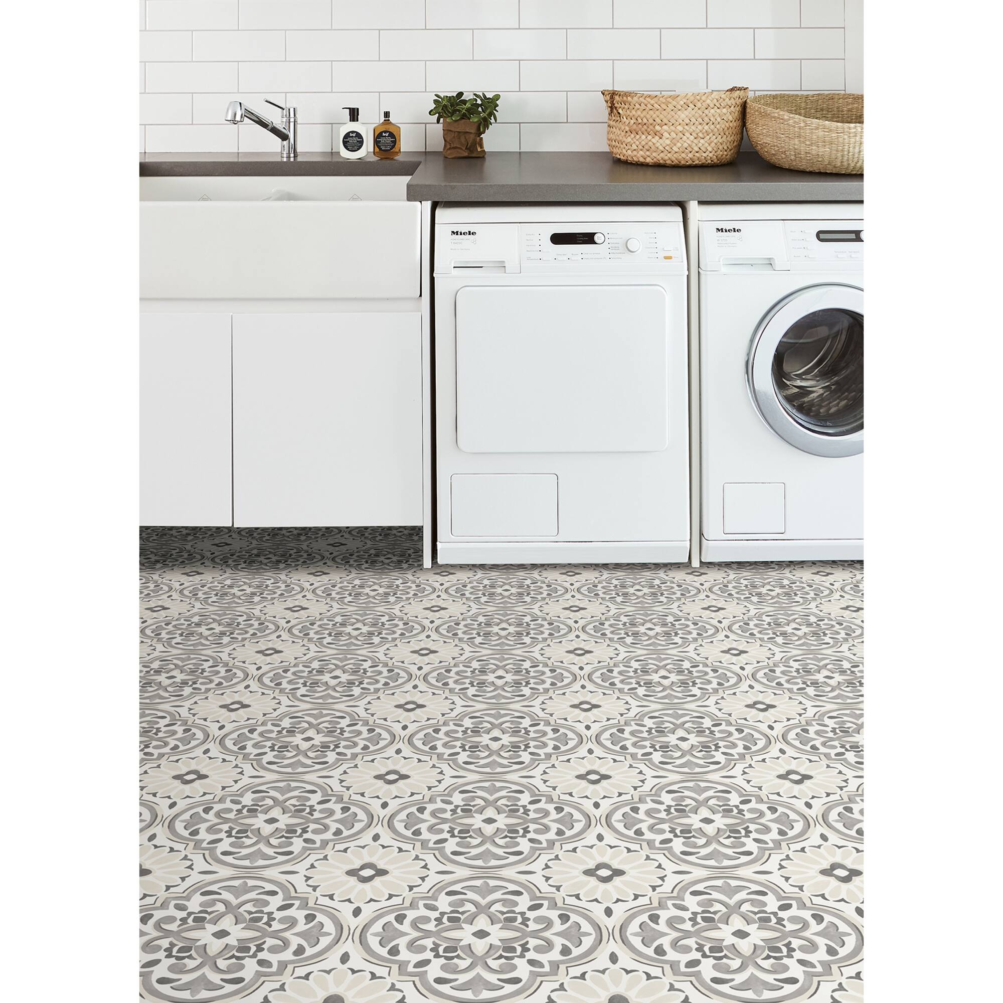 FloorPops Massimo Peel & Stick Floor Tiles